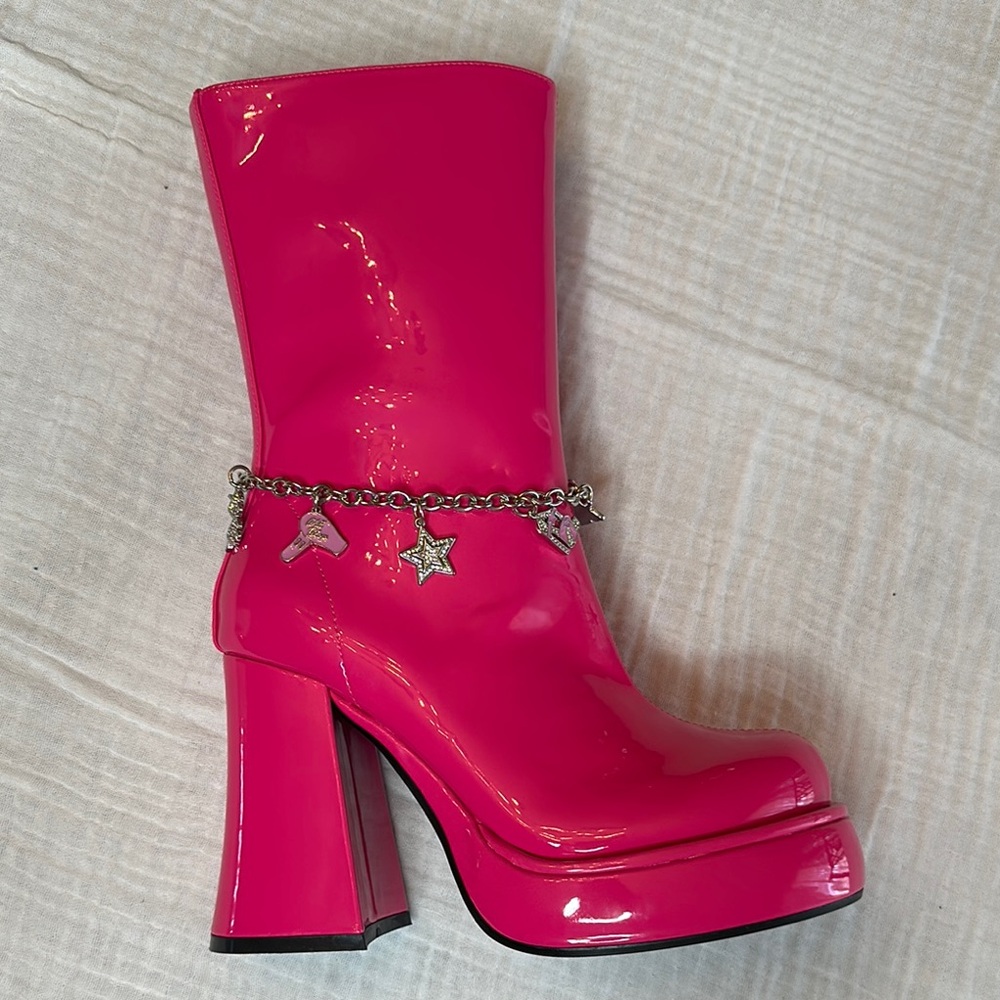 New Dolls Kill Charmed Life Platform Boots